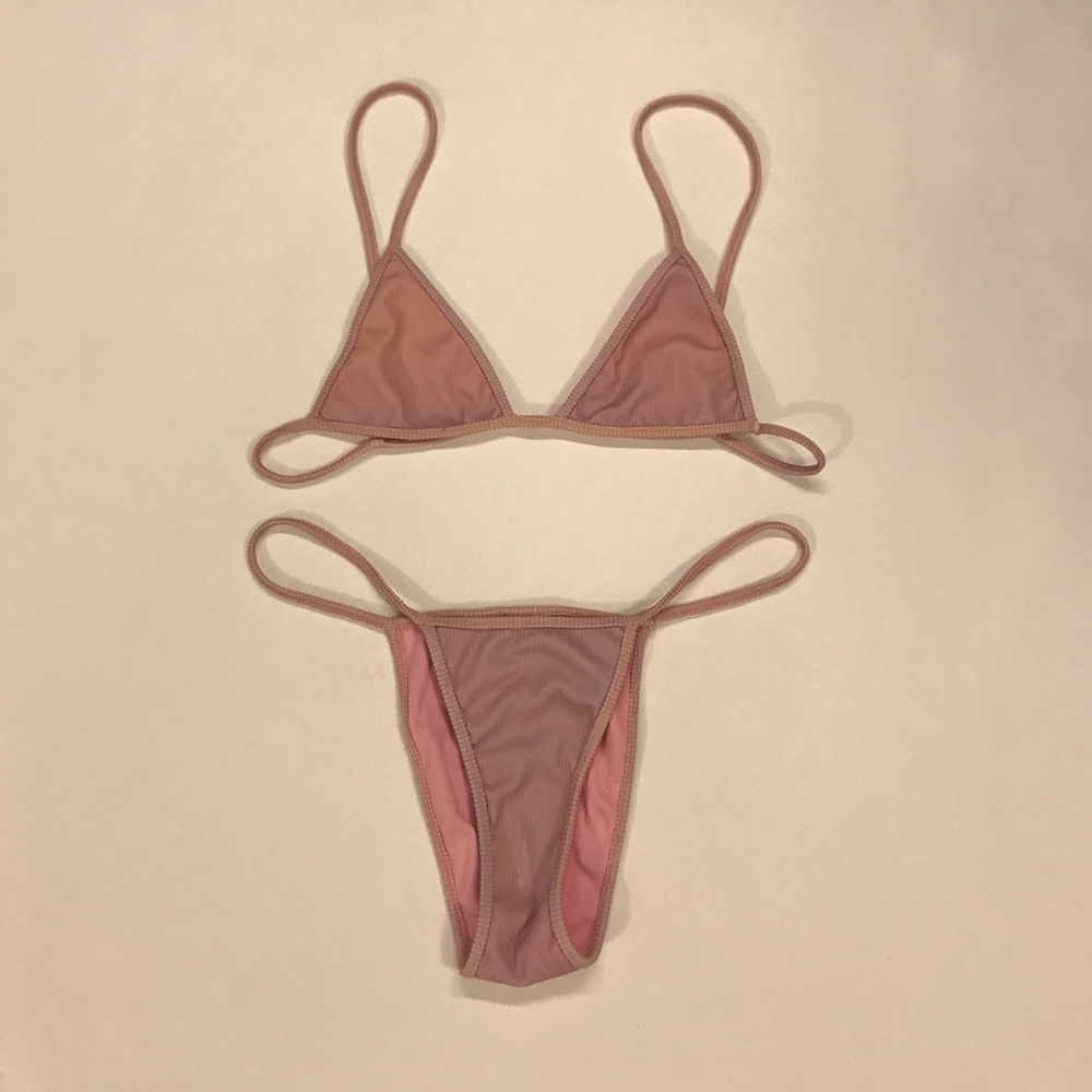 Minimale Animale pink ombré bikini